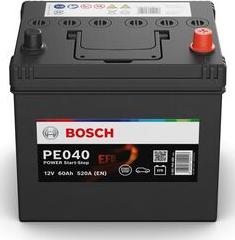 BOSCH 0 092 PE0 400 - Стартерна акумуляторна батарея, АКБ avtolavka.club