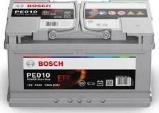 BOSCH 0 092 PE0 100 - Стартерна акумуляторна батарея, АКБ avtolavka.club