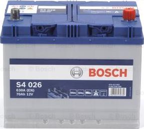 BOSCH 0 092 S40 260 - Стартерна акумуляторна батарея, АКБ avtolavka.club