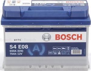BOSCH 0 092 S4E 080 - Стартерна акумуляторна батарея, АКБ avtolavka.club