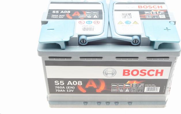 BOSCH 0 092 S5A 080 - Стартерна акумуляторна батарея, АКБ avtolavka.club