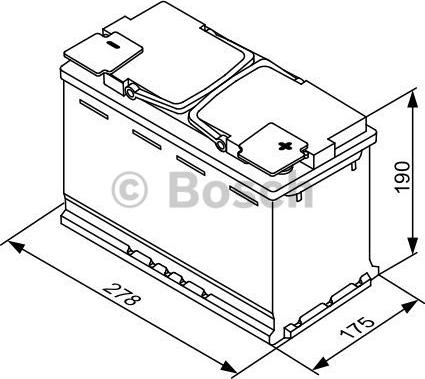 BOSCH 0 092 S60 080 - Стартерна акумуляторна батарея, АКБ avtolavka.club