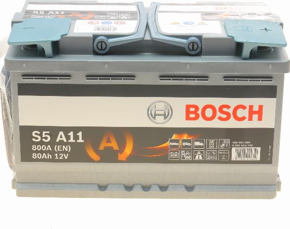 BOSCH 0 092 S5A 110 - Стартерна акумуляторна батарея, АКБ avtolavka.club