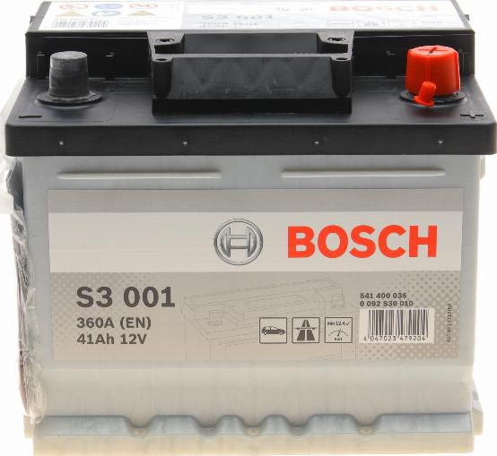 BOSCH 0 092 S30 010 - Стартерна акумуляторна батарея, АКБ avtolavka.club