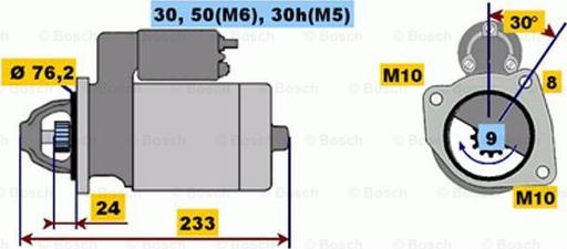 BOSCH 0 001 108 157 - Стартер avtolavka.club