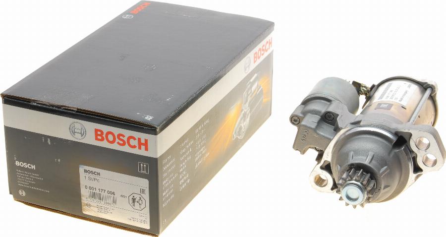 BOSCH 0 001 177 006 - Стартер avtolavka.club