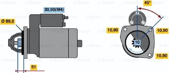 BOSCH 0 001 362 321 - Стартер avtolavka.club