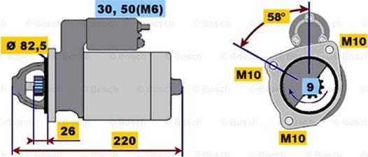 BOSCH 0 001 218 154 - Стартер avtolavka.club