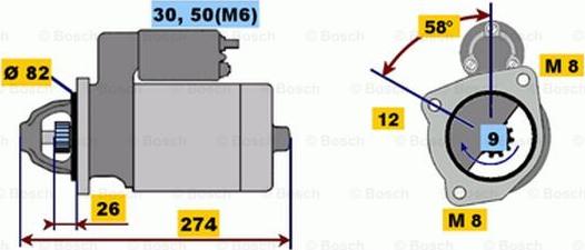 BOSCH 0 001 218 155 - Стартер avtolavka.club