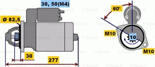 BOSCH 0 001 218 110 - Стартер avtolavka.club