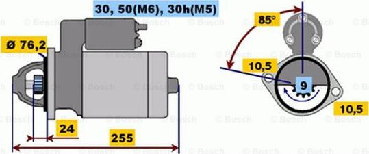 BOSCH 0 001 218 135 - Стартер avtolavka.club