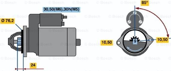 BOSCH 0 001 218 136 - Стартер avtolavka.club