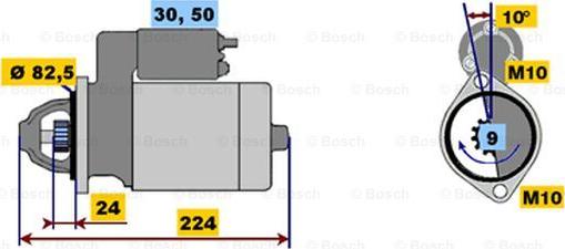 BOSCH 0 001 218 130 - Стартер avtolavka.club