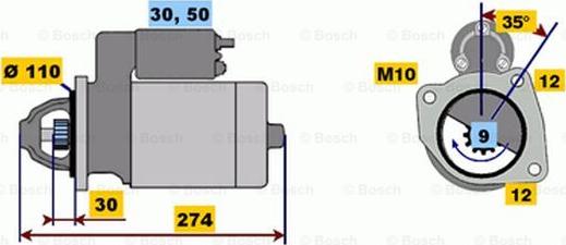 BOSCH 0 001 218 174 - Стартер avtolavka.club