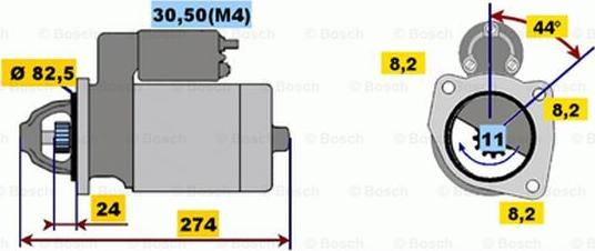 BOSCH 0 001 218 175 - Стартер avtolavka.club