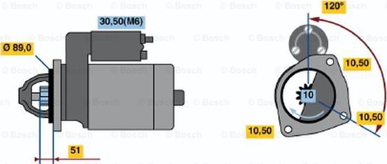 BOSCH 0 001 231 039 - Стартер avtolavka.club