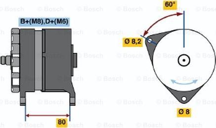 BOSCH 0 120 469 913 - Генератор avtolavka.club