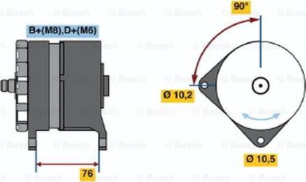 BOSCH 0 120 469 984 - Генератор avtolavka.club