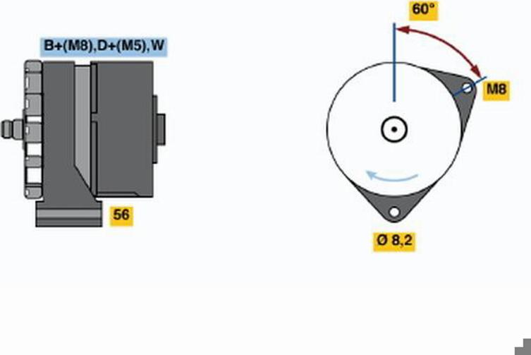 BOSCH 0 120 469 931 - Ремінний шків, генератор avtolavka.club