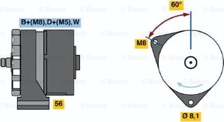 BOSCH 0 120 469 976 - Генератор avtolavka.club