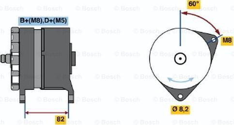 BOSCH 0 120 469 559 - Генератор avtolavka.club