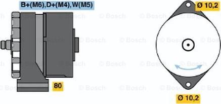 BOSCH 0 120 469 762 - Генератор avtolavka.club