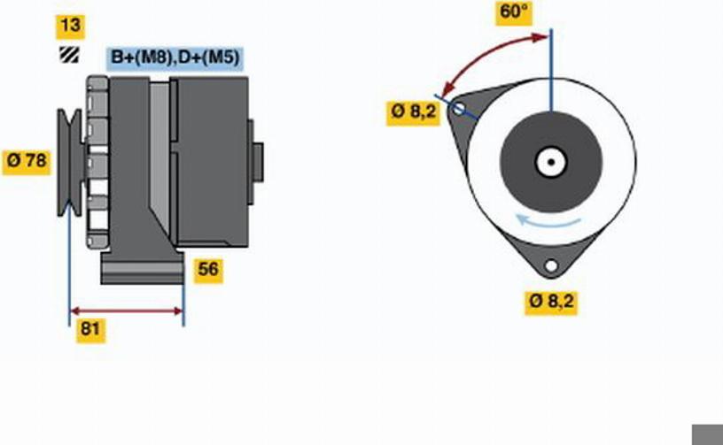 BOSCH 0120469758 - Генератор avtolavka.club