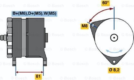 BOSCH 0 120 489 460 - Генератор avtolavka.club