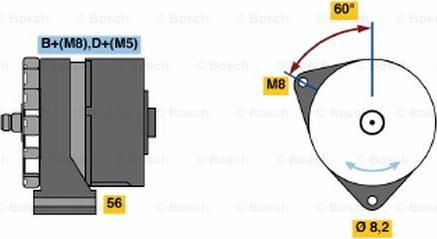 BOSCH 0 120 489 362 - Генератор avtolavka.club