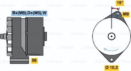 BOSCH 0 120 489 376 - Генератор avtolavka.club