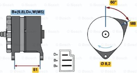 BOSCH 0 120 489 251 - Генератор avtolavka.club