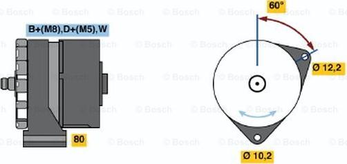 BOSCH 0 120 484 022 - Генератор avtolavka.club