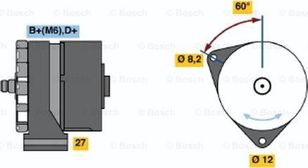 BOSCH 0 120 488 102 - Генератор avtolavka.club