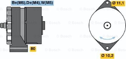 BOSCH 0 120 488 270 - Генератор avtolavka.club