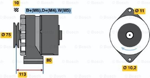 BOSCH 0 120 488 268 - Генератор avtolavka.club