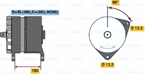 BOSCH 0 120 689 546 - Генератор avtolavka.club