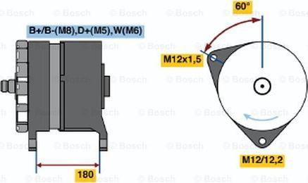 BOSCH 0 120 689 571 - Генератор avtolavka.club