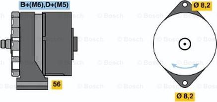 BOSCH 0 986 030 110 - Генератор avtolavka.club