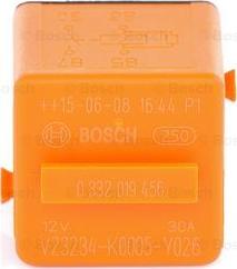 BOSCH 0 332 019 456 - Реле, робочий струм avtolavka.club