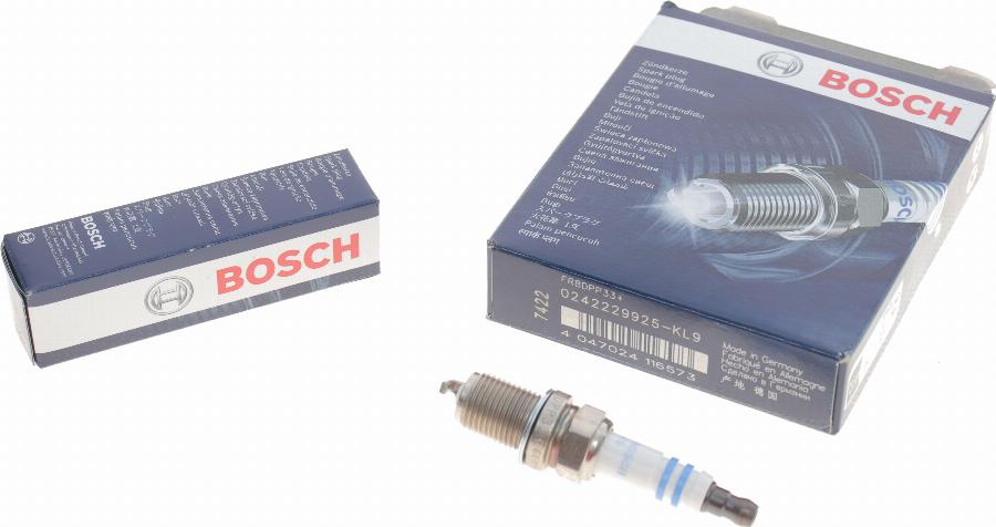 BOSCH 0 242 229 925 - Свічка запалювання avtolavka.club