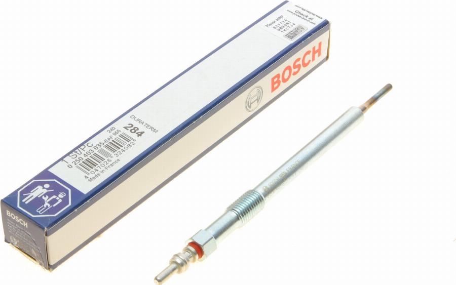 BOSCH 0 250 403 035 - Свічка розжарювання avtolavka.club