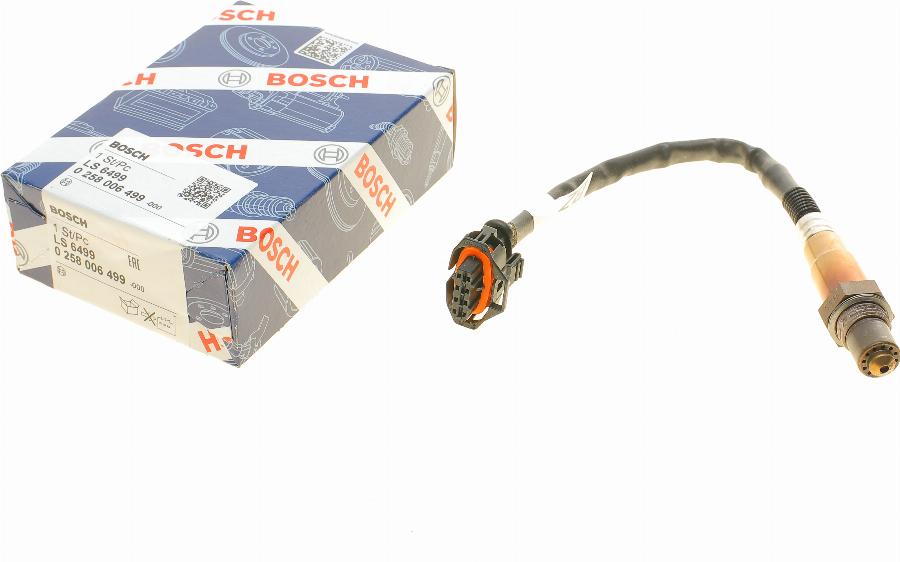 BOSCH 0 258 006 499 - Лямбда-зонд, датчик кисню avtolavka.club