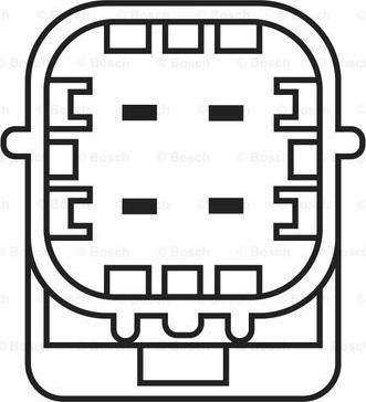 BOSCH 0 258 006 511 - Лямбда-зонд, датчик кисню avtolavka.club