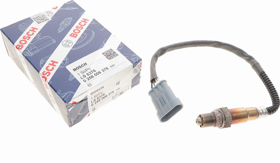 BOSCH 0 258 006 376 - Лямбда-зонд, датчик кисню avtolavka.club