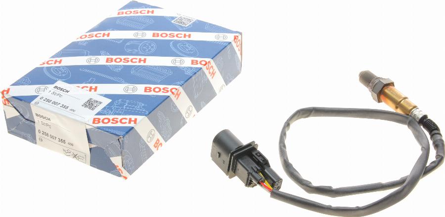 BOSCH 0 258 007 355 - Лямбда-зонд, датчик кисню avtolavka.club