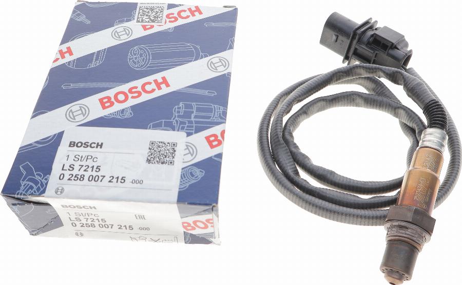 BOSCH 0 258 007 215 - Лямбда-зонд, датчик кисню avtolavka.club