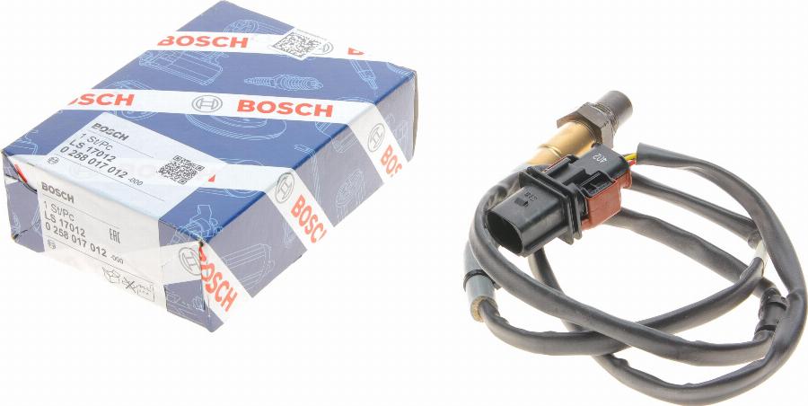 BOSCH 0 258 017 012 - Лямбда-зонд, датчик кисню avtolavka.club