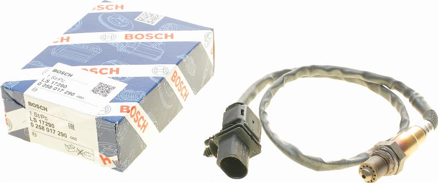 BOSCH 0 258 017 290 - Лямбда-зонд, датчик кисню avtolavka.club