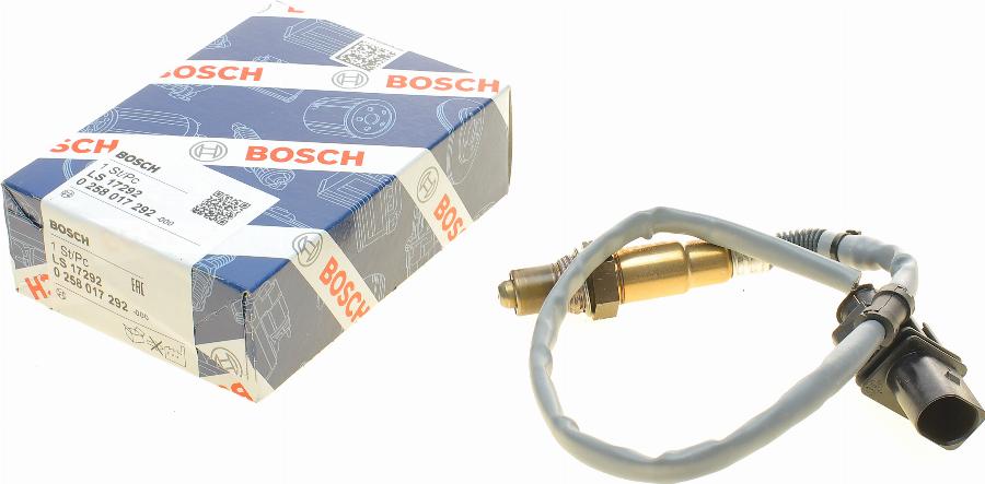 BOSCH 0 258 017 292 - Лямбда-зонд, датчик кисню avtolavka.club