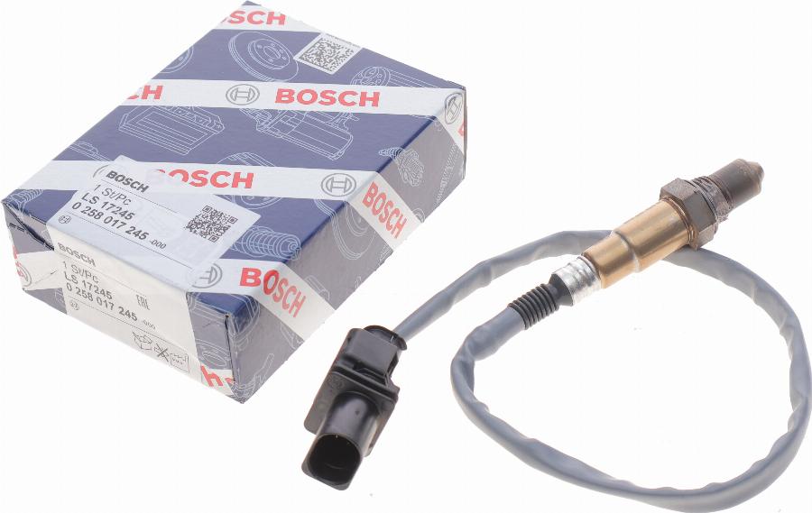 BOSCH 0 258 017 245 - Лямбда-зонд, датчик кисню avtolavka.club